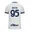 Inter Milan Alessandro Bastoni #95 Uit tenue 2024-25 Korte Mouwen