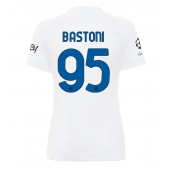 Inter Milan Alessandro Bastoni #95 Uit tenue voor Dames 2023-24 Korte Mouwen