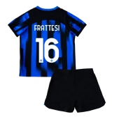 Inter Milan Davide Frattesi #16 Thuis tenue voor kinderen 2023-24 Korte Mouwen (+ broek)