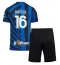 Inter Milan Davide Frattesi #16 Thuis tenue voor kinderen 2024-25 Korte Mouwen (+ broek)