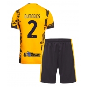 Inter Milan Denzel Dumfries #2 Derde tenue voor kinderen 2024-25 Korte Mouwen (+ broek)