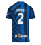 Inter Milan Denzel Dumfries #2 Thuis tenue 2024-25 Korte Mouwen