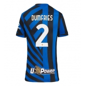 Inter Milan Denzel Dumfries #2 Thuis tenue voor Dames 2024-25 Korte Mouwen