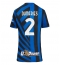 Inter Milan Denzel Dumfries #2 Thuis tenue voor Dames 2024-25 Korte Mouwen