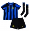 Inter Milan Denzel Dumfries #2 Thuis tenue voor kinderen 2023-24 Korte Mouwen (+ broek)