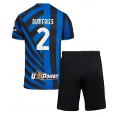 Inter Milan Denzel Dumfries #2 Thuis tenue voor kinderen 2024-25 Korte Mouwen (+ broek)