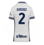 Inter Milan Denzel Dumfries #2 Uit tenue voor Dames 2024-25 Korte Mouwen