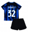 Inter Milan Federico Dimarco #32 Thuis tenue voor kinderen 2023-24 Korte Mouwen (+ broek)