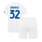 Inter Milan Federico Dimarco #32 Uit tenue voor kinderen 2023-24 Korte Mouwen (+ broek)