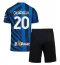 Inter Milan Hakan Calhanoglu #20 Thuis tenue voor kinderen 2024-25 Korte Mouwen (+ broek)