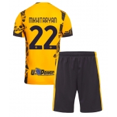 Inter Milan Henrikh Mkhitaryan #22 Derde tenue voor kinderen 2024-25 Korte Mouwen (+ broek)