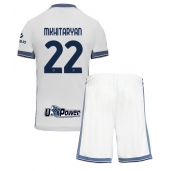 Inter Milan Henrikh Mkhitaryan #22 Uit tenue voor kinderen 2024-25 Korte Mouwen (+ broek)