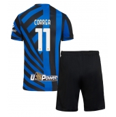 Inter Milan Joaquin Correa #11 Thuis tenue voor kinderen 2024-25 Korte Mouwen (+ broek)