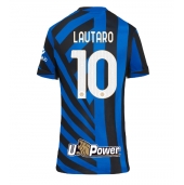 Inter Milan Lautaro Martinez #10 Thuis tenue voor Dames 2024-25 Korte Mouwen