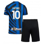 Inter Milan Lautaro Martinez #10 Thuis tenue voor kinderen 2024-25 Korte Mouwen (+ broek)