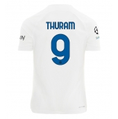 Inter Milan Marcus Thuram #9 Uit tenue 2023-24 Korte Mouwen