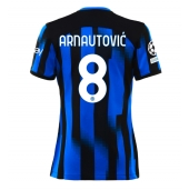 Inter Milan Marko Arnautovic #8 Thuis tenue voor Dames 2023-24 Korte Mouwen