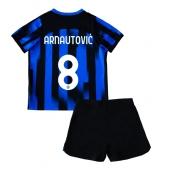 Inter Milan Marko Arnautovic #8 Thuis tenue voor kinderen 2023-24 Korte Mouwen (+ broek)