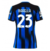 Inter Milan Nicolo Barella #23 Thuis tenue voor Dames 2023-24 Korte Mouwen