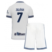 Inter Milan Piotr Zielinski #7 Uit tenue voor kinderen 2024-25 Korte Mouwen (+ broek)