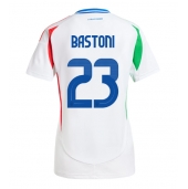 Italië Alessandro Bastoni #23 Uit tenue voor Dames EK 2024 Korte Mouwen