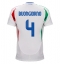 Italië Alessandro Buongiorno #4 Uit tenue EK 2024 Korte Mouwen