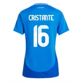 Italië Bryan Cristante #16 Thuis tenue voor Dames EK 2024 Korte Mouwen