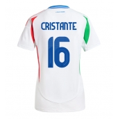 Italië Bryan Cristante #16 Uit tenue voor Dames EK 2024 Korte Mouwen