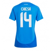 Italië Federico Chiesa #14 Thuis tenue voor Dames EK 2024 Korte Mouwen