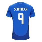 Italië Gianluca Scamacca #9 Thuis tenue EK 2024 Korte Mouwen