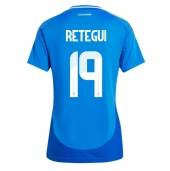 Italië Mateo Retegui #19 Thuis tenue voor Dames EK 2024 Korte Mouwen