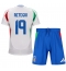 Italië Mateo Retegui #19 Uit tenue voor kinderen EK 2024 Korte Mouwen (+ broek)