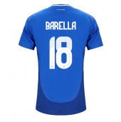 Italië Nicolo Barella #18 Thuis tenue EK 2024 Korte Mouwen