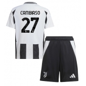 Juventus Andrea Cambiaso #27 Thuis tenue voor kinderen 2024-25 Korte Mouwen (+ broek)