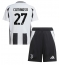 Juventus Andrea Cambiaso #27 Thuis tenue voor kinderen 2024-25 Korte Mouwen (+ broek)