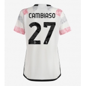 Juventus Andrea Cambiaso #27 Uit tenue voor Dames 2023-24 Korte Mouwen