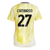 Juventus Andrea Cambiaso #27 Uit tenue voor Dames 2024-25 Korte Mouwen