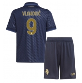 Juventus Dusan Vlahovic #9 Derde tenue voor kinderen 2024-25 Korte Mouwen (+ broek)