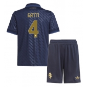 Juventus Federico Gatti #4 Derde tenue voor kinderen 2024-25 Korte Mouwen (+ broek)