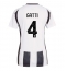 Juventus Federico Gatti #4 Thuis tenue voor Dames 2024-25 Korte Mouwen