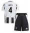 Juventus Federico Gatti #4 Thuis tenue voor kinderen 2024-25 Korte Mouwen (+ broek)