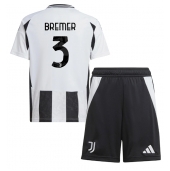 Juventus Gleison Bremer #3 Thuis tenue voor kinderen 2024-25 Korte Mouwen (+ broek)