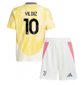 Juventus Kenan Yildiz #10 Uit tenue voor kinderen 2024-25 Korte Mouwen (+ broek)