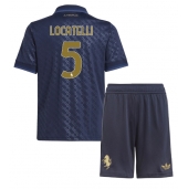 Juventus Manuel Locatelli #5 Derde tenue voor kinderen 2024-25 Korte Mouwen (+ broek)