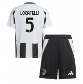 Juventus Manuel Locatelli #5 Thuis tenue voor kinderen 2024-25 Korte Mouwen (+ broek)