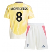 Juventus Teun Koopmeiners #8 Uit tenue voor kinderen 2024-25 Korte Mouwen (+ broek)