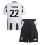 Juventus Timothy Weah #22 Thuis tenue voor kinderen 2024-25 Korte Mouwen (+ broek)