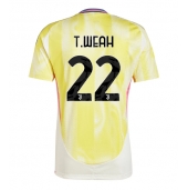 Juventus Timothy Weah #22 Uit tenue 2024-25 Korte Mouwen