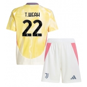 Juventus Timothy Weah #22 Uit tenue voor kinderen 2024-25 Korte Mouwen (+ broek)