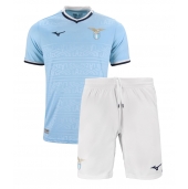 Lazio Thuis tenue voor kinderen 2024-25 Korte Mouwen (+ broek)